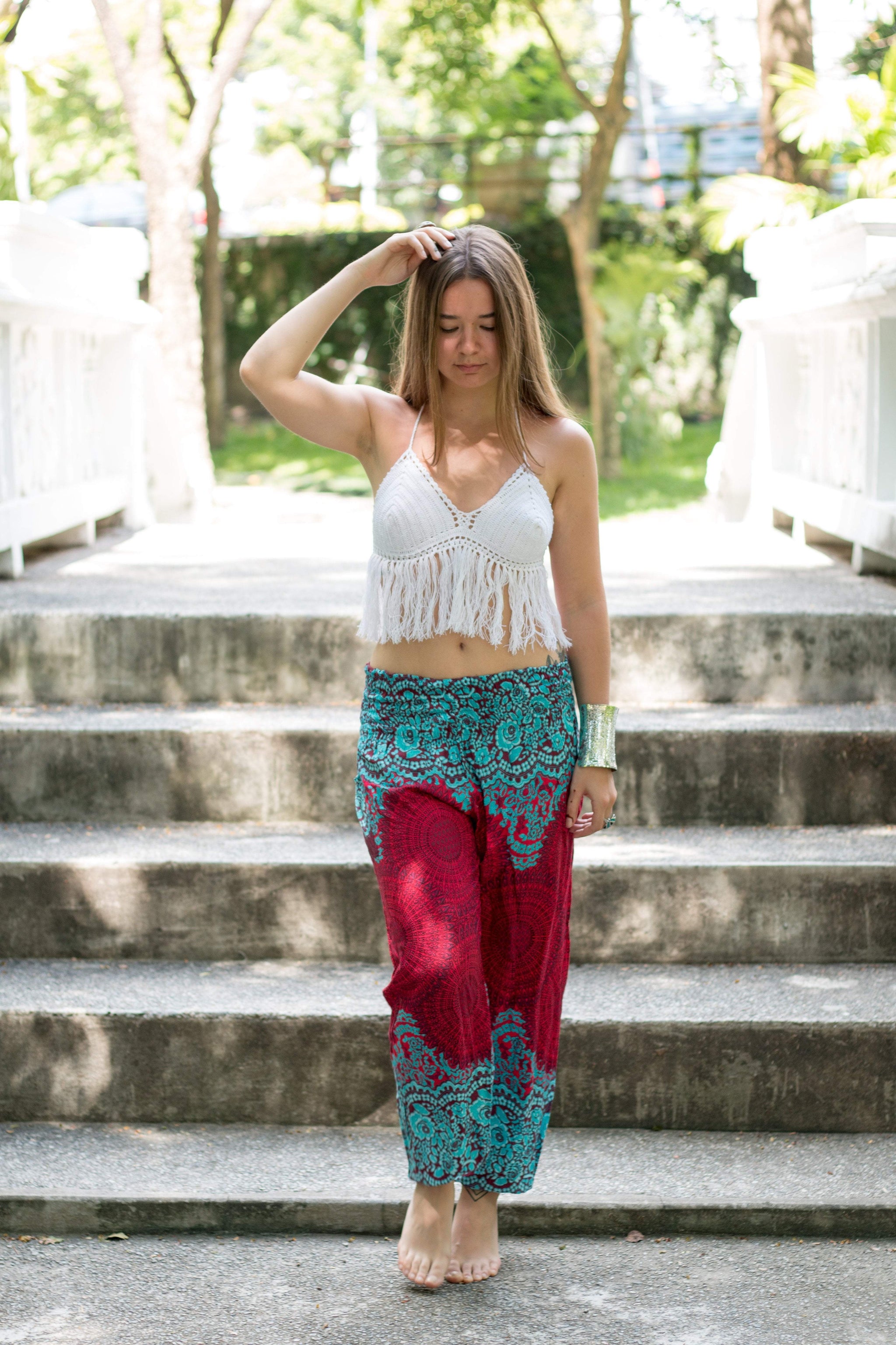 Find Different Ways to Style Your Black Harem Trousers | by Bohotusk |  Medium
