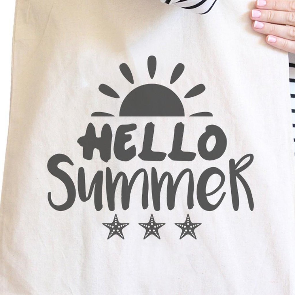 It's Summer Time Beach Party Natural Canvas Bags - One Tribe Apparel