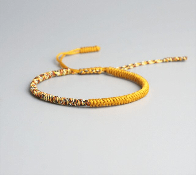 Yellow Luck Tibetan Bracelet - One Tribe Apparel